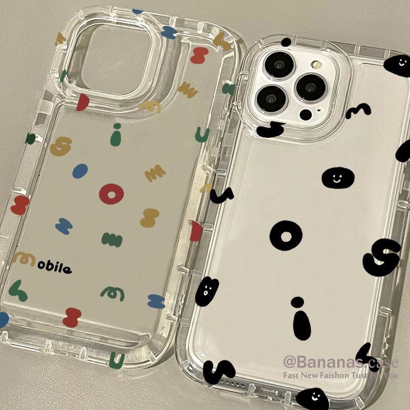 เคสโทรศัพท์มือถือแบบนิ่ม ใส ลายตัวอักษร สําหรับ iPhone 14 Plus 14 13 12 11 Pro Max X Xr Xs Max 7 8 Plus SE2020