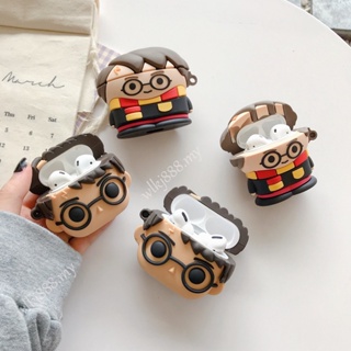 เคสหูฟังไร้สาย ซิลิโคนนิ่ม กันกระแทก ลาย Harry Potter สําหรับ AirPods pro funko pop Version