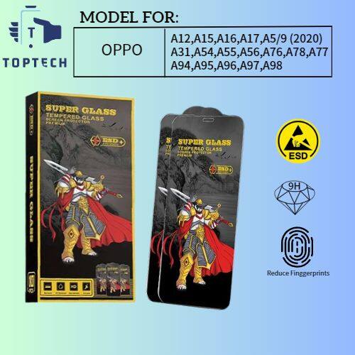 Panda Warrior Real 9H 3DBig หน้าจอโค้งป้องกันหน้าจอสําหรับOppo A54,Oppo A55,Oppo A56,Oppo A95,,Oppo 
