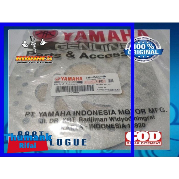 DISC MIO J GT FINO MIO M3 ORIGINAL YAMAHA 54P-F582U-00