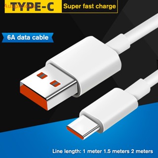 [มงคล] 1/1.5 ไมล์ 6A 66W USB Type-c สายชาร์จเร็วมาก สําหรับ xiaomi Samsung Huawei