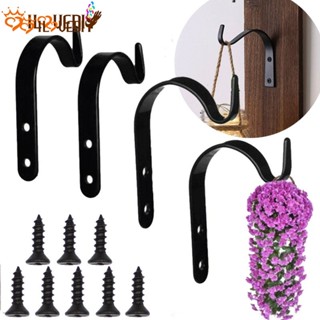 [Home Creative ตะขอแขวนติดผนัง] [Type S Flower Basket Iron Hook ] [ตะขอแขวนประตู อเนกประสงค์ มีกาวในตัว ไม่ต้องเจาะ] / ขายดี