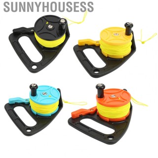 Sunnyhousess Diving Fishing Reel Portable Diving Reel with Thumb Stopper for Snorkeling Underwater Water Sports