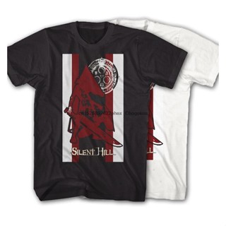  พิมพ์ลาย ใหม่ เสื้อยืดลําลอง แขนสั้น คอกลม พิมพ์ลายหนังสยองขวัญ Silent Hill แนวเรโทร แฟชั่นสําหรับผู้ชาย เหมาะกับงานปาร