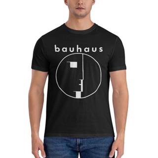 เสื้อยืด ผ้าฝ้าย แบบนิ่ม พิมพ์ลาย Bauhaus Post Punk Goth Rock สไตล์พังก์ร็อค