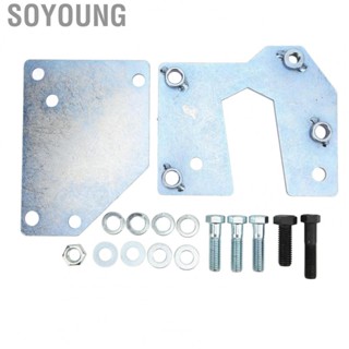 Soyoung Power Steering Bracket Rustproof Power Steering Conversion Kit for Car Accessories Replacement for Chevy C10 Pickup 1960‑1966