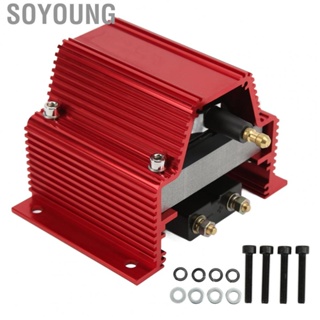 Soyoung High Output Ignition Coil  Heat Sinking Red Electric Core Ignition Coil  Replacement for Chevy V8 Engines for Street Drag Racing