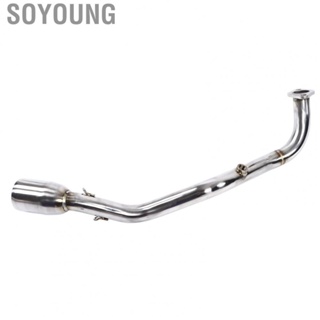 Soyoung Exhaust Medium Tube  Collision Exhaust Intermediate Tube for Autocycle