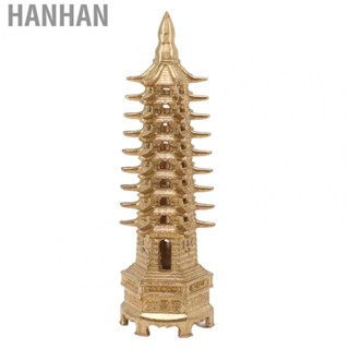 Hanhan Wenchang Tower Statue  Mini Pagoda Brass  for Office