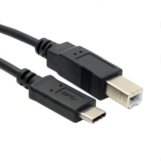 Xiwai สายเคเบิลข้อมูล USB-C USB 3.1 Type C ตัวผู้ เป็น USB 2.0 B Type ตัวผู้ สําหรับโทรศัพท์มือถือ Mac แล็ปท็อป