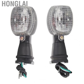 Honglai Motorcycle Turn Signal Indicator  Front Turn Signal Lights Easy To Install  Appearance  for Motorcycle