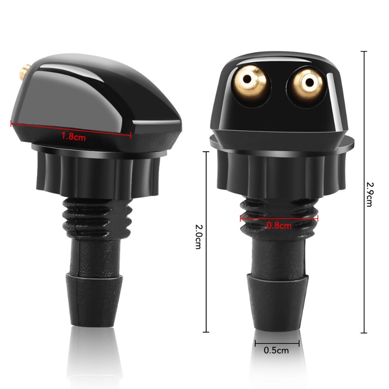 หัวฉีดสเปรย์ที่ปัดน้ําฝน หมุนได้ 360 องศา อุปกรณ์เสริม สําหรับรถยนต์ Toyota Mazda Hyundai - รูปที่ 7