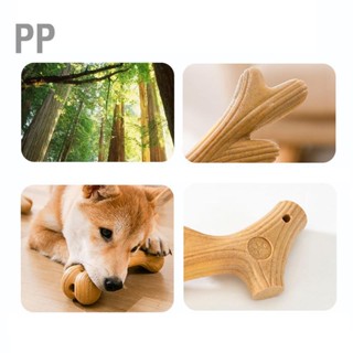 PP Antler Dog Chew Toy ฟันบดกัดทนต่อความเบื่อบรรเทา Pet Teething Stick สำหรับสุนัขขนาดกลางขนาดเล็ก