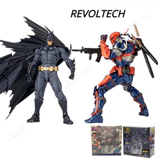 โมเดลฟิกเกอร์ Marvel Deathstroke X-Men REVOLTECH DC Batman KAIYODO Deadpool Venom ของเล่นสําหรับเด็ก