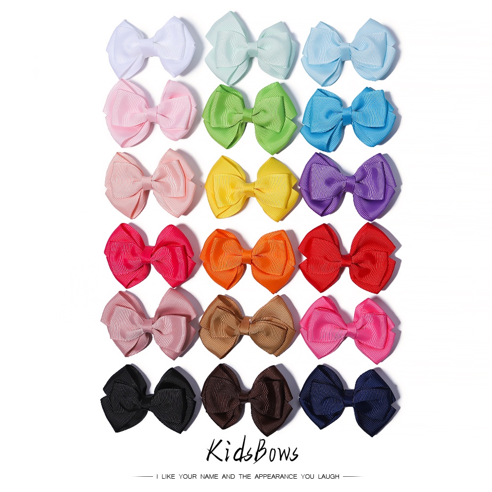 กิ๊บติดผม ริบบิ้นโบว์ สีสันสดใส น่ารัก เครื่องประดับผม แฮนด์เมด สําหรับเด็กผู้หญิง ให้เป็นของขวัญ มี 1 ชิ้น
