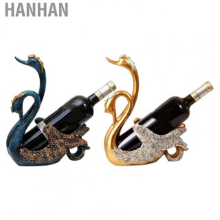 Hanhan Swan  Rack  Hand Painted Art Craft Synthetic Resin Multiple Use Innovative  Cabinet Swan Ornaments  for Living Room