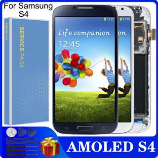 หน้าจอสัมผัสดิจิทัล LCD S4 5.0 นิ้ว แบบเปลี่ยน สําหรับ Samsung Galaxy S4 GT-i9505 i9500 i9505 i545 i337