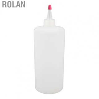 Rolan Burger Sauce Dispenser Bottle Hamburger Jam Bottle  Grade Material Well Sealed Detachable Bottom Piston for Chili Sauce for