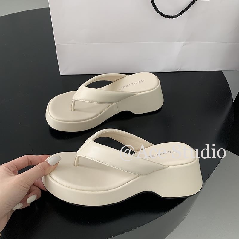 Ace รองเท้าแตะ รองเท้าแตะผู้หญิง ฤดูร้อน สวมด้านนอกComfortable สไตล์เกาหลี ทันสมัย High quality B29G06Q 37Z230910