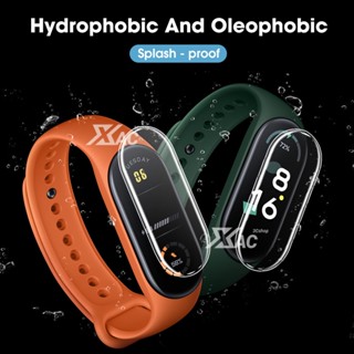 ฟิล์มไฮโดรเจลกันรอยหน้าจอ HD ไม่ใช่กระจก สําหรับ Mi Band 8 NFC 7 6 5 4 Xiaomi Miband8 7 6 5 4