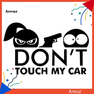 สติกเกอร์ ลาย DONT TOUCH MY CAR เพื่อความปลอดภัย สําหรับตกแต่งรถยนต์