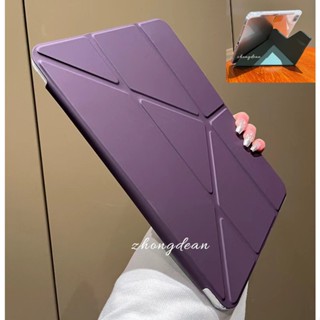 เคสไฮบริด โปร่งแสง ป้องกัน ปิดด้านหลัง ตั้งได้ พร้อมช่องใส่ดินสอ สําหรับ iPad 10 10.9 2022 9th 10.2 2021 Air 4 5 10.9 10.9 Pro 11 M2 Pro 12.9