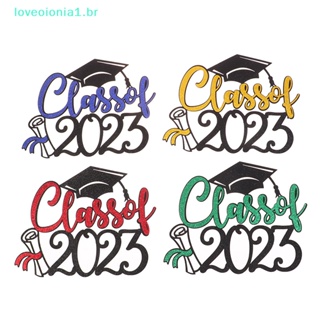 Loveoionia1 ป้ายท็อปเปอร์ ลาย Graduation Season สําหรับตกแต่งเค้ก 1 ชิ้น 2023