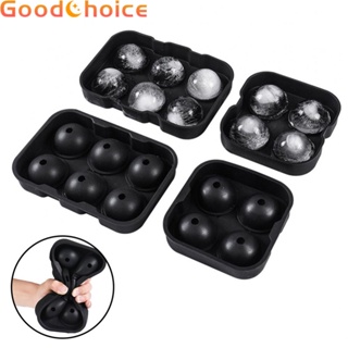 【Good】Ice Cube Mold Big Silicone Mold Cube Tray Well-sealed Whiskey Round Mould【Ready Stock】