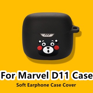 【ของแท้】เคสหูฟัง แบบนิ่ม ลายการ์ตูน Marvel D11 สําหรับ Marvel D11