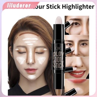 Double Head 3d Concealer Stick Highlighter Face Contour Pen Women Makeup Beauty HO