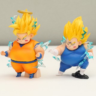 โมเดลฟิกเกอร์ PVC อนิเมะ Dragon Ball G5 Fat Series Fat Goku Vegeta Buoshalu Goku Friza Gk