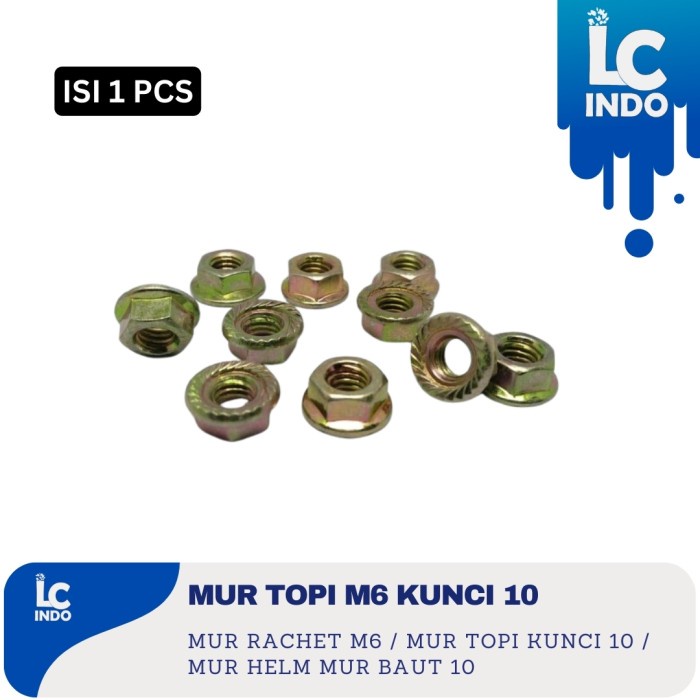 M6 Ratchet Nut / M6 Cap Nut Key 10 ขายส่ง