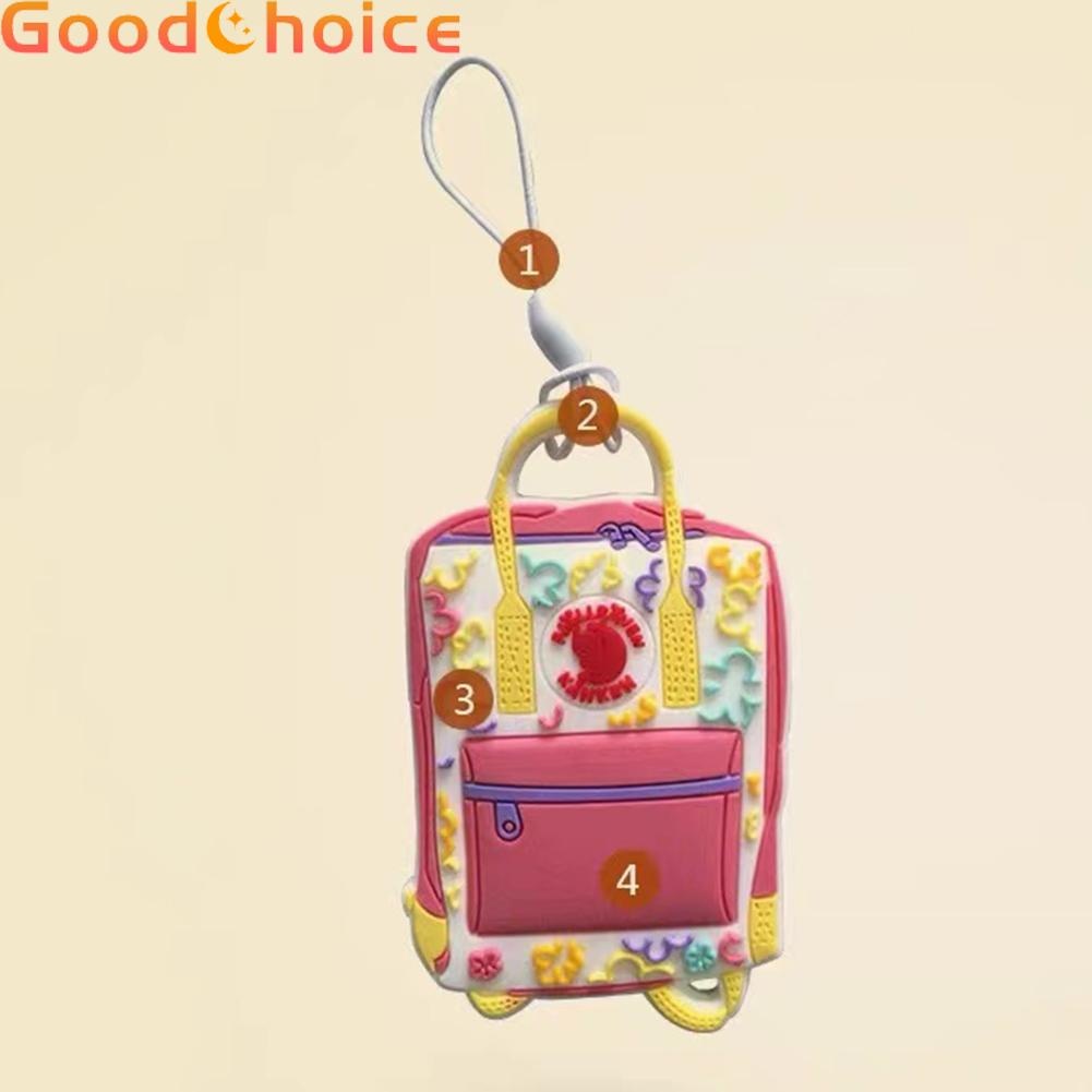 【Good】Keychain Backpack Cute Fashion Kanken Keychain Mini Pink School Bag【Ready Stock】