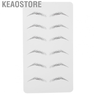 Keaostore Eyebrow Tattoo Practice Skin  Silicone Thick and Soft for Microblading Beginners Machine Manual Pen