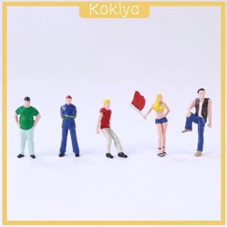 [Kokiya] ชุดฟิกเกอร์คนจิ๋ว 1/64 สําหรับตกแต่งสวน DIY 5 ชิ้น