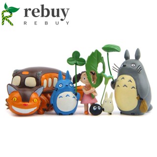 REBUY PVC Model Toys Anime Figurine Model Totoros Cat Miniatures Miyazaki Anime Mini Gifts Doll Toys Studio Ghibli My Neighbor Figurine Hayao