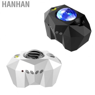 Hanhan Dream Ocean Stage Light Star Projection Decorative Lights Family Use Projector Lamp USB  Music