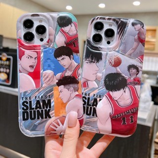 เคสโทรศัพท์มือถือแบบนิ่ม ลายสลัมดังก์ สําหรับ iPhone 11 12 12Pro 12ProMax 13 13Pro 13ProMax 14 14Pro 14ProMax