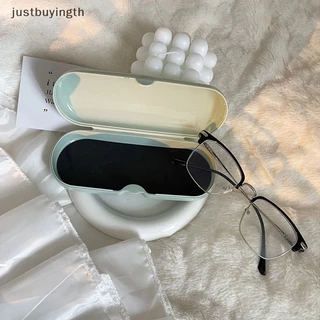 [JBTH] กล่องเก็บแว่นตากันแดด สายตาสั้น แบบพกพา สีครีม น่ารัก เดินทาง นักเรียน เรียบง่าย [JB]