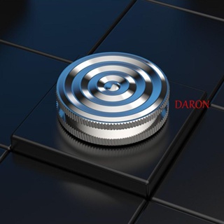 Daron Fidget Spinner พวงกุญแจ สเตนเลส ทรงกลม บรรเทาความเมื่อยล้า คลายเครียด