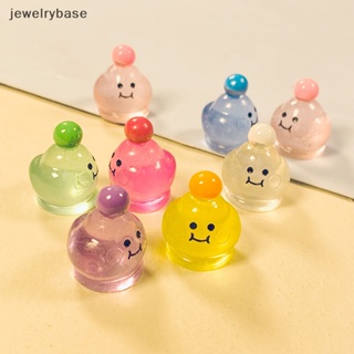 [jewelrybase] เครื่องประดับเรซิ่นเรืองแสง ลายการ์ตูนน่ารัก ขนาดเล็ก สีแคนดี้ สําหรับตกแต่งรถยนต์ บูติก 5 ชิ้น