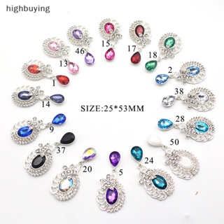 [highbuying] ใหม่ พร้อมส่ง เข็มกลัด โลหะผสม รูปหยดน้ํา 25*53 มม. สําหรับตกแต่งเสื้อผ้า Diy