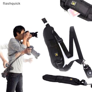 Flashquick สายคล้องไหล่ คุณภาพสูง แบบพกพา สําหรับกล้องดิจิทัล DSLR Canon Nikon Sonys