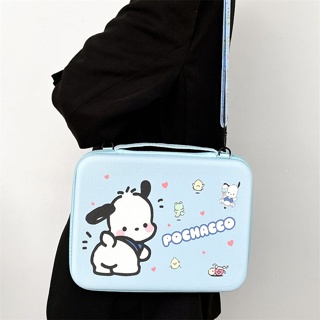 กระเป๋าใส่แท็บเล็ต หนัง PU กันน้ํา ลายการ์ตูน Pochacco น่ารัก สําหรับ Ipad 10.5 10.9 11 12 13 14 15 15.6 นิ้ว