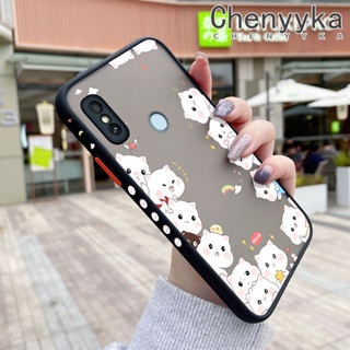 สําหรับ Xiaomi Redmi Note 5 Note 5 Pro Note 5A Prime เคสการ์ตูนแมวน่ารัก ฝ้าบาง ดีไซน์ใหม่ กันกระแทก เคสโทรศัพท์แข็ง แฟชั่น ขอบซิลิโคน ฝาครอบป้องกัน