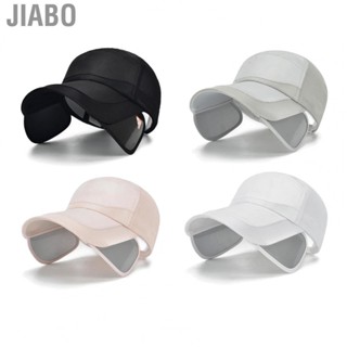 Jiabo Baseball Cap  Stylish Summer Hat Sunscreen Canvas Mesh for Unisex Travel