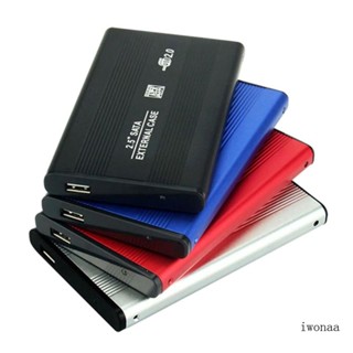 Iwo เคสฮาร์ดไดรฟ์ HDD 2 5 นิ้ว เป็น USB2 0 สําหรับแล็ปท็อป PC