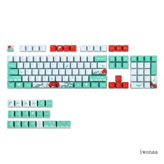 Iwo ปุ่มกดคีย์บอร์ด OEM Sea123 สีย้อม สําหรับ Cherry MX Switch Mechanical