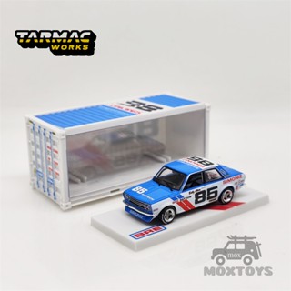 Tarmac Works โมเดลรถยนต์ 1:64 BRE Datsun 510 Trans-Am 2.5 1972 พร้อมกล่องบรรจุ