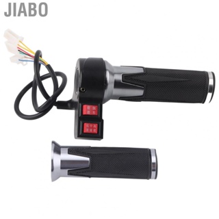 Jiabo 1Pair E Bike Throttle Grip 3 Speed Gear Handle Grips With
